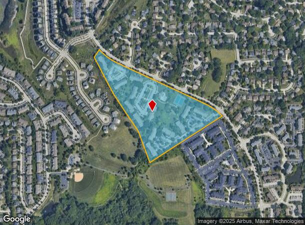  970 Fairway Dr, Naperville, IL Parcel Map