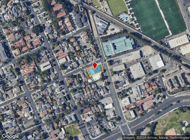  1670 Lafayette St, Santa Clara, CA Parcel Map