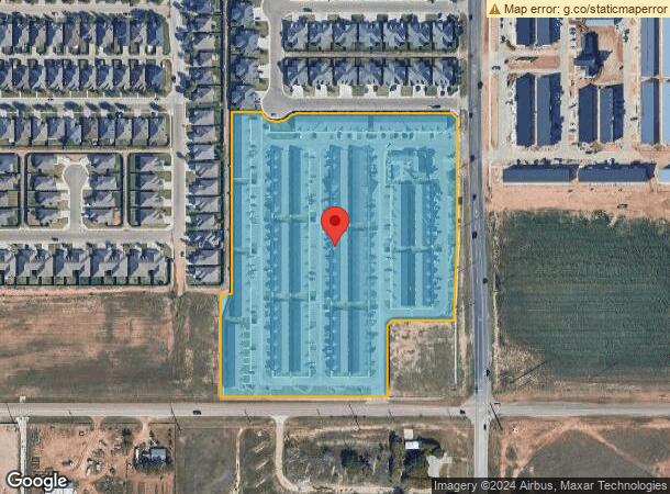  11206 University Ave, Lubbock, TX Parcel Map