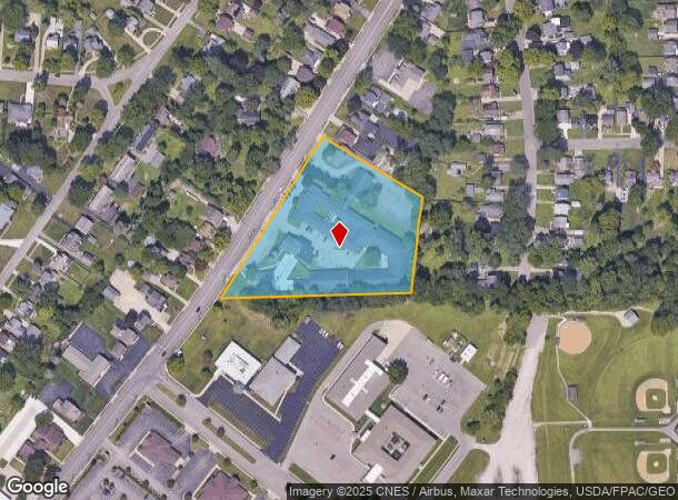  535 Lexington Ave, Mansfield, OH Parcel Map