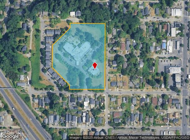  1040 S Henderson St, Seattle, WA Parcel Map