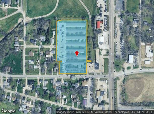 1204 Hartford Ave, Des Moines, IA Parcel Map