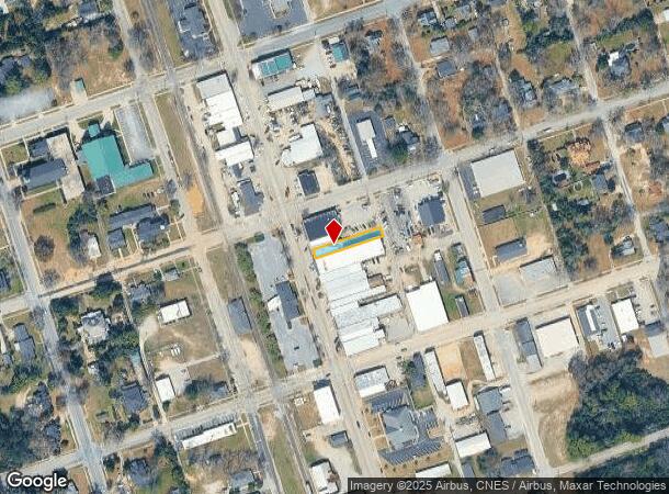  132 N Hampton St, Kershaw, SC Parcel Map