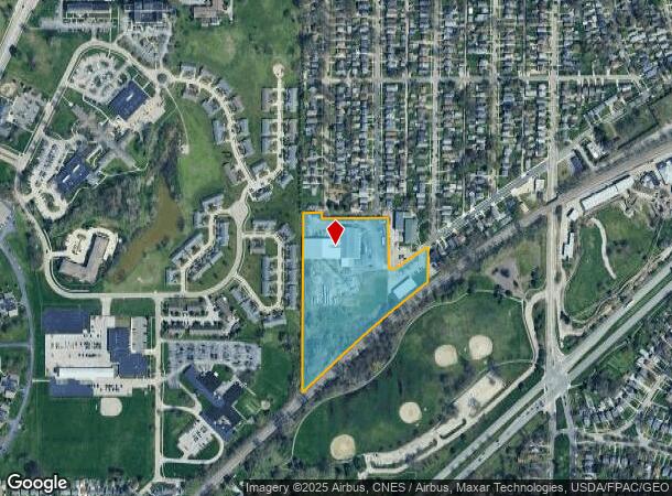  1883 Spencer St, Toledo, OH Parcel Map