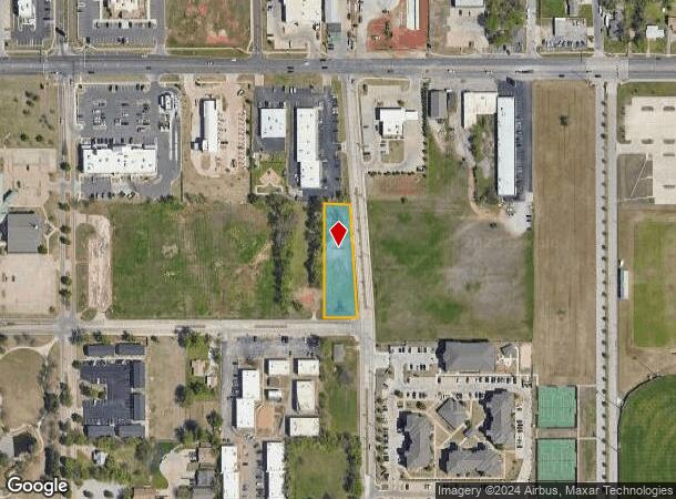  1631 Hudiburg Dr, Midwest City, OK Parcel Map