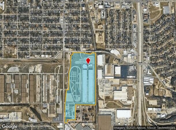 505 W Felix St, Fort Worth, TX Parcel Map