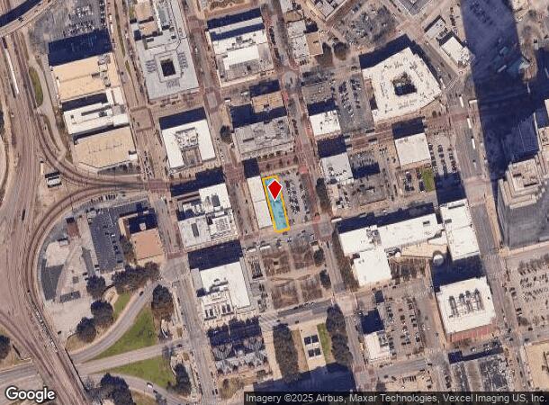605 Elm St, Dallas, TX Parcel Map