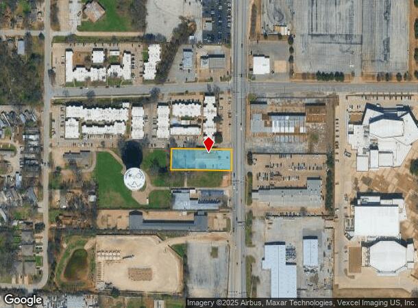  404 N Collins St, Arlington, TX Parcel Map