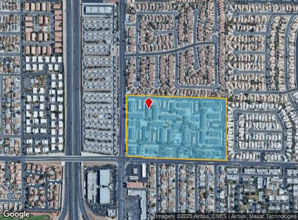  6666 W Washington Ave, Las Vegas, NV Parcel Map