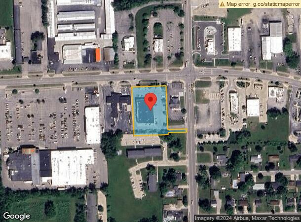  1330 W Chicago Blvd, Tecumseh, MI Parcel Map