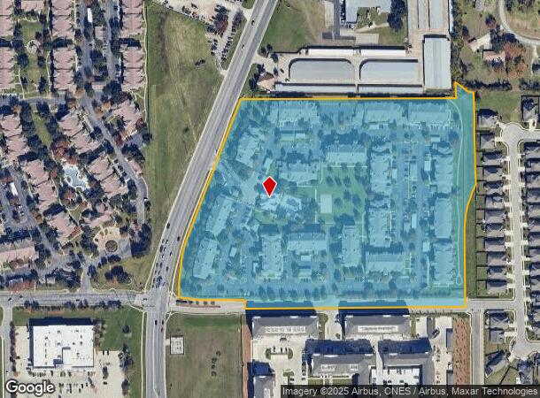  1301 N A W Grimes Blvd, Round Rock, TX Parcel Map