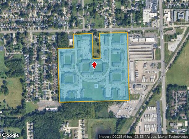 9633 E Pickwick Cir, Taylor, MI Parcel Map