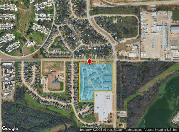  1350 Skyline Rd, Grand Prairie, TX Parcel Map