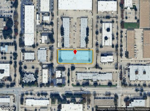  1100 Executive Dr W, Richardson, TX Parcel Map