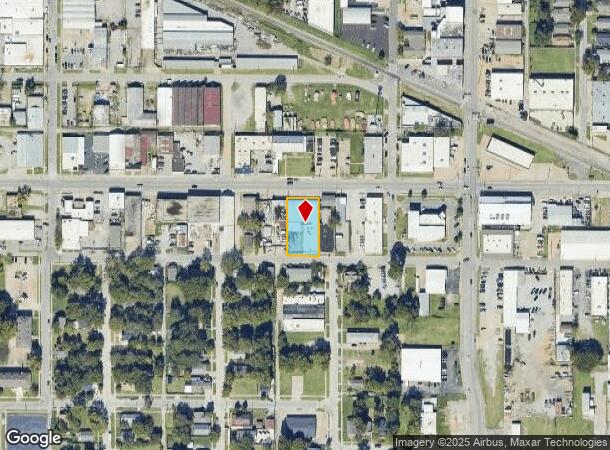  1616 E 6Th St, Tulsa, OK Parcel Map