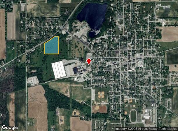 2481 S Brookside Rd, Lapel, IN Parcel Map