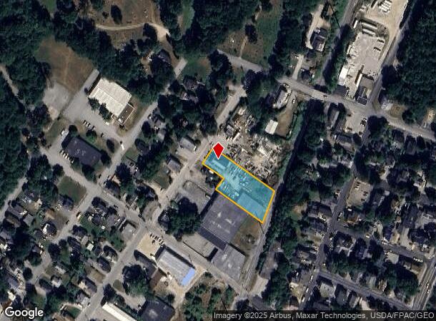  155 Spring St, Lewiston, ME Parcel Map