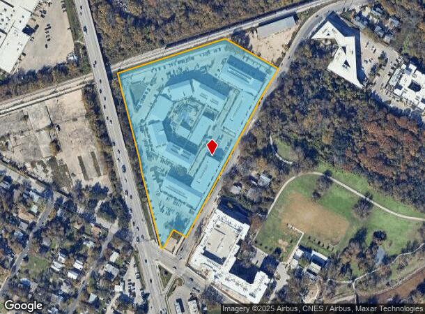  1120 Shady Ln, Austin, TX Parcel Map