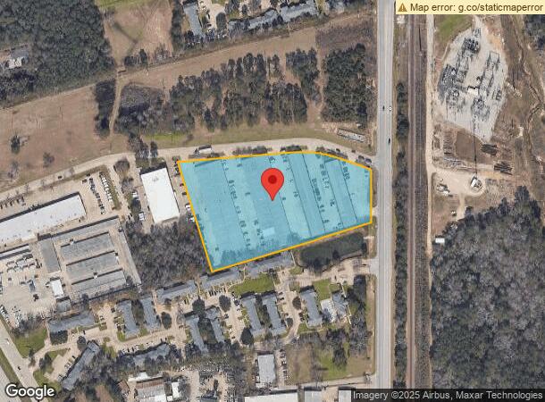  1300 S Frazier St, Conroe, TX Parcel Map