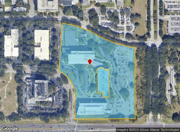  3720 Spectrum Blvd, Tampa, FL Parcel Map