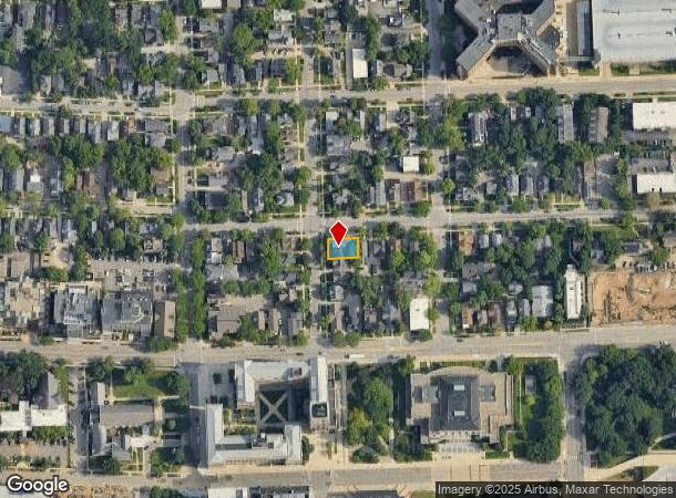 122 N Thayer St, Ann Arbor, MI Parcel Map