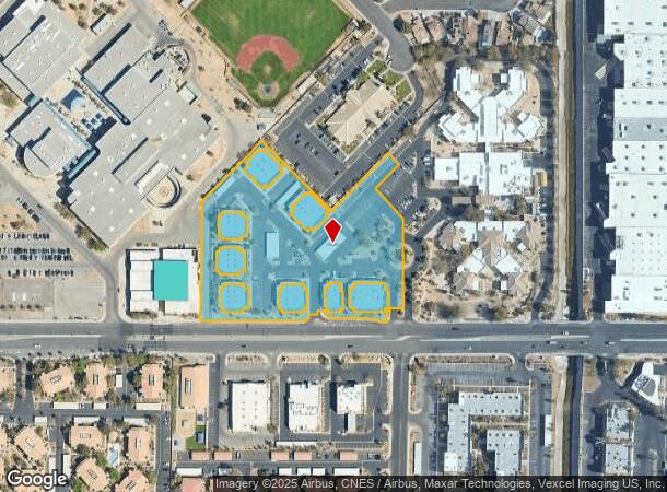  1528 W Warm Springs Rd, Henderson, NV Parcel Map