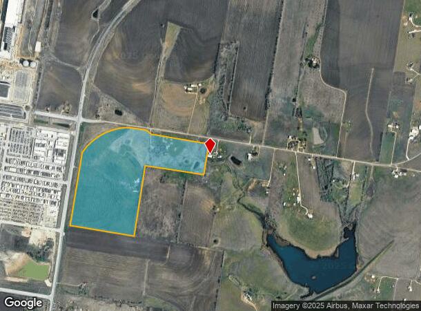 4100 County Road 404, Taylor, TX Parcel Map