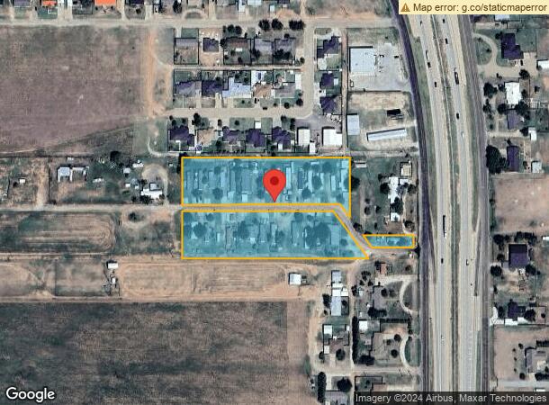  100 W Krum St, New Deal, TX Parcel Map