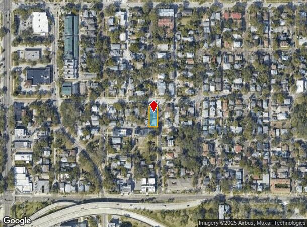  616 Grove St N, Saint Petersburg, FL Parcel Map