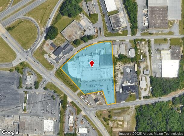  2619 Phoenix Dr, Greensboro, NC Parcel Map