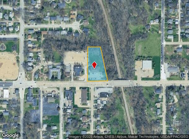1828 E Locust St, Davenport, IA Parcel Map