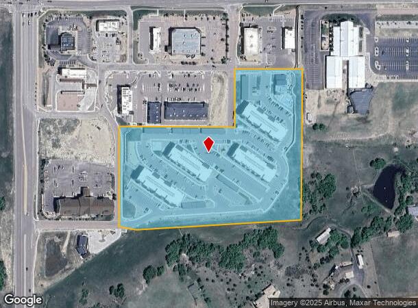 15310 Monument Ridge Ct, Colorado Springs, CO Parcel Map