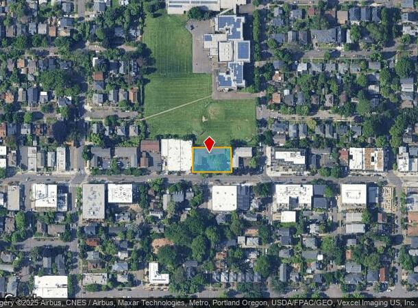 2805 Se Division St, Portland, OR Parcel Map