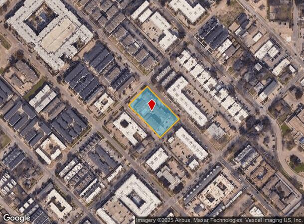  2015 N Garrett Ave, Dallas, TX Parcel Map