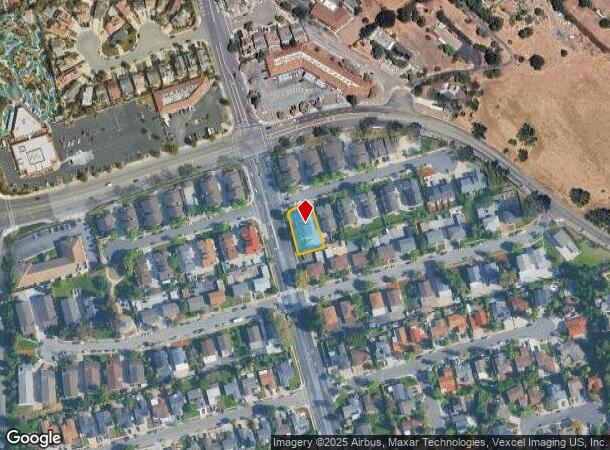 1302 Daniel Ct, Milpitas, CA Parcel Map