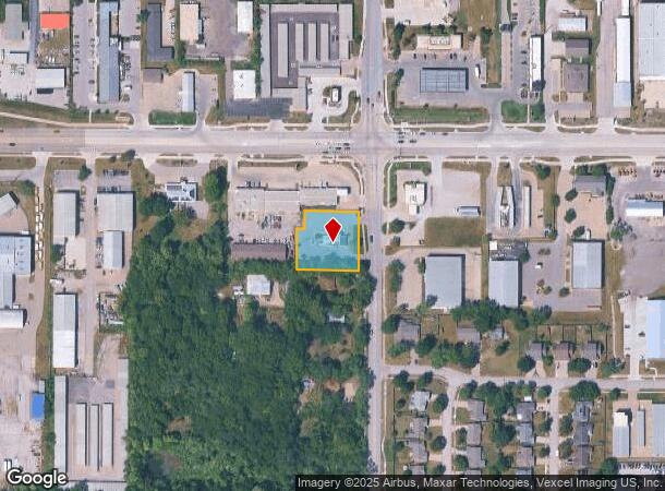  2309 Haskell Ave, Lawrence, KS Parcel Map