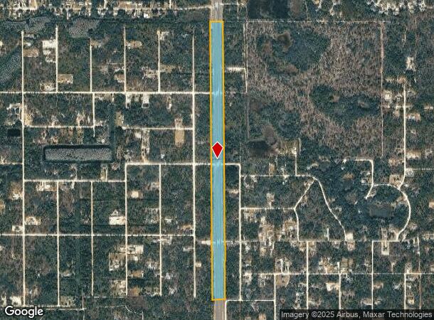 Commercial Way, Weeki Wachee, FL Parcel Map