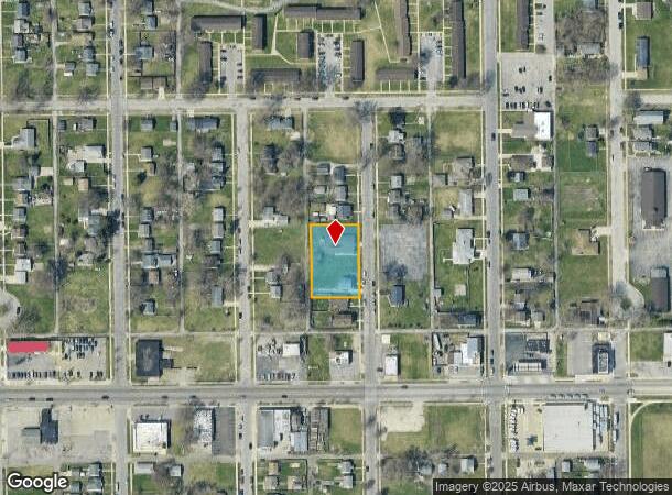  303 S Kenmore St, South Bend, IN Parcel Map