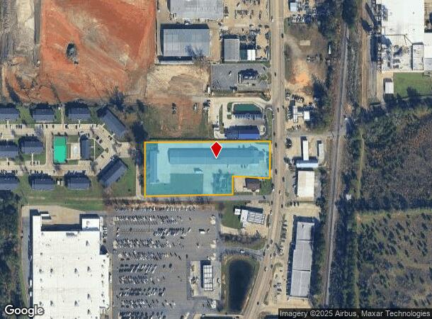  1213 N Pine St, Deridder, LA Parcel Map