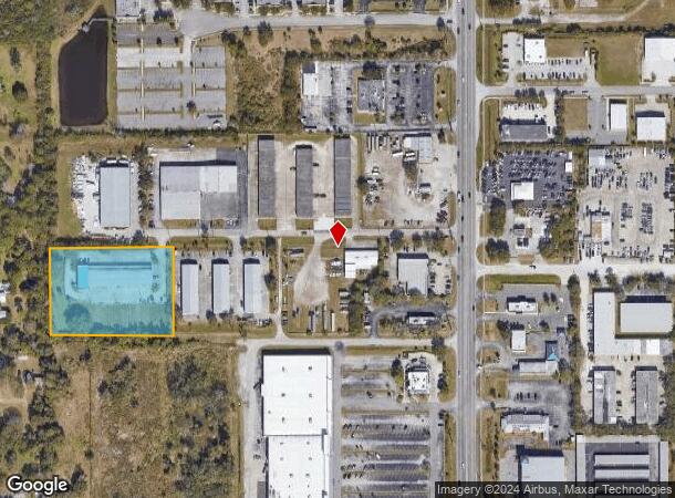  2911 Dusa Dr, Melbourne, FL Parcel Map