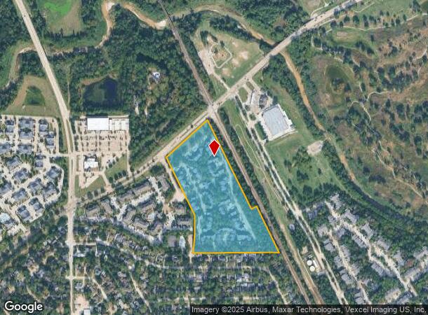 9717 Cypresswood Dr, Houston, TX Parcel Map