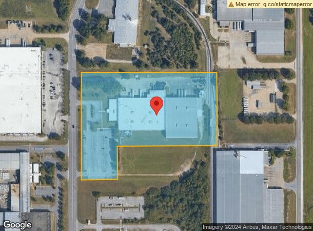  1401 Industrial Park Dr, Tuscaloosa, AL Parcel Map