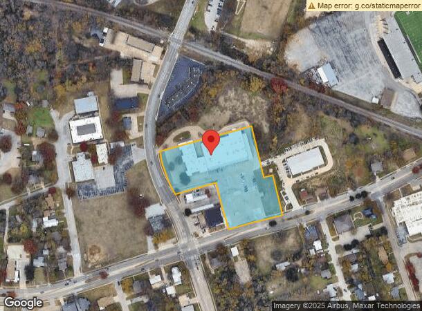  703 E Broad St, Mansfield, TX Parcel Map