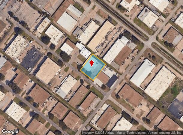  8920 Directors Row, Dallas, TX Parcel Map