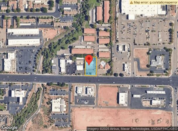  1680 W Sunset Blvd, Saint George, UT Parcel Map