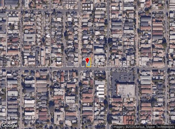  1909 E 10Th St, Long Beach, CA Parcel Map