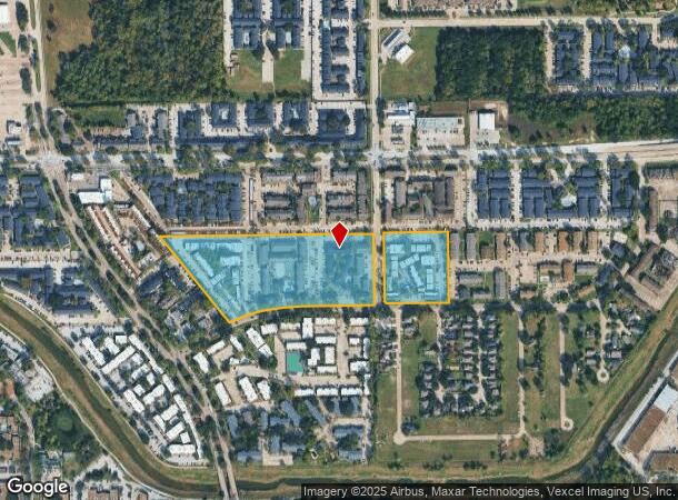 535 Seminar Dr, Houston, TX Parcel Map
