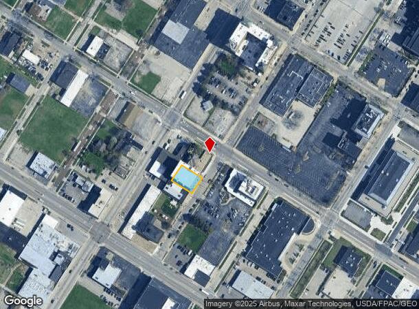  1601 Jefferson Ave, Toledo, OH Parcel Map
