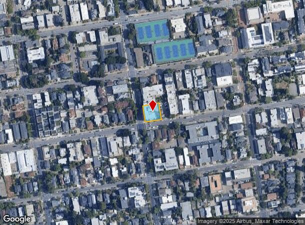 2491 Ellsworth St, Berkeley, CA Parcel Map