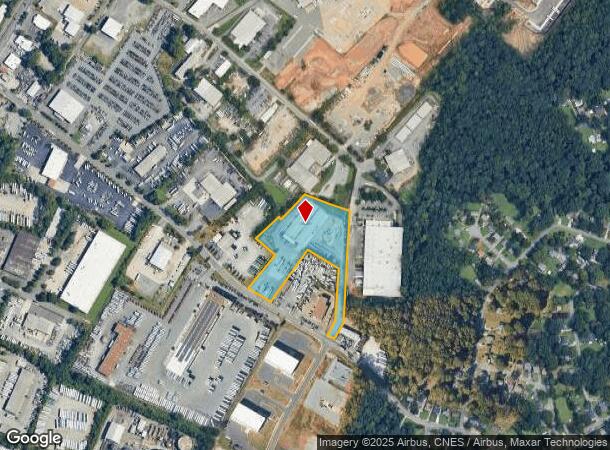  1118 W Craighead Rd, Charlotte, NC Parcel Map